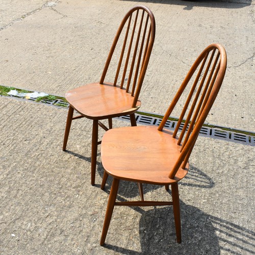 281 - 2 Ercol Style Wooden Chairs