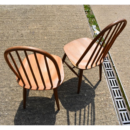 281 - 2 Ercol Style Wooden Chairs