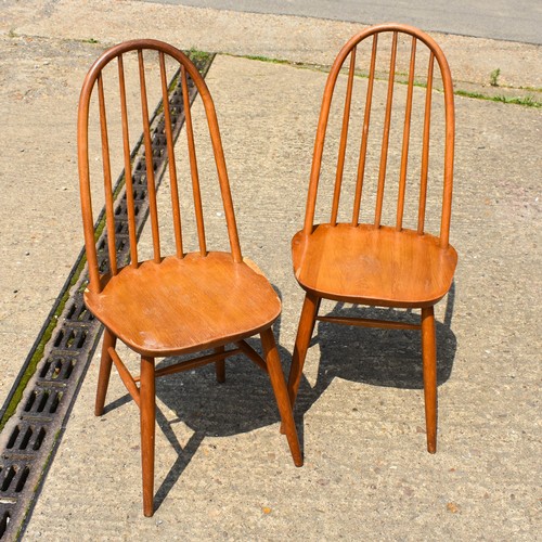 281 - 2 Ercol Style Wooden Chairs