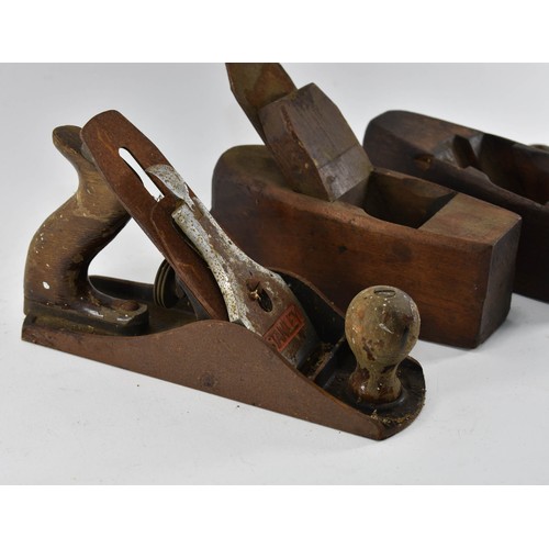 288 - A Collection Of Three Vintage Wooden Planes