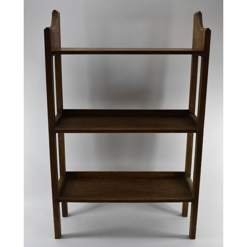 308 - Small Wooden Book Shelves. 56cm x 80cm x 19cm.