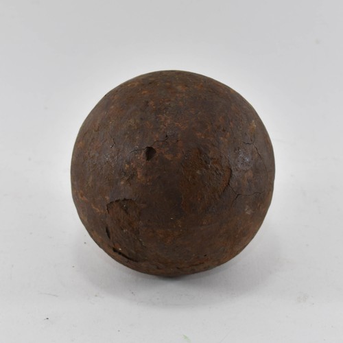 311 - An Antique Good Sized Metal Cannon Ball