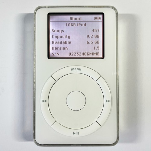 322 - An Apple Ipod Classic 2nd Generation - 10gb - Tested And Refurbished With New Battery. Complete With... 