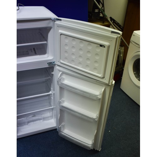 337 - A Fridge Freezer. 48cm wide x 49cm deep x 115 high. (Untested and sold as seen, however, this is fro... 