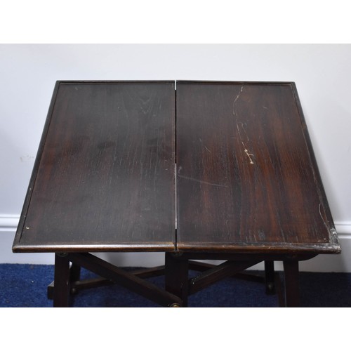 342 - A Darkwood Folding Table