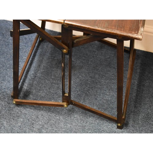 342 - A Darkwood Folding Table