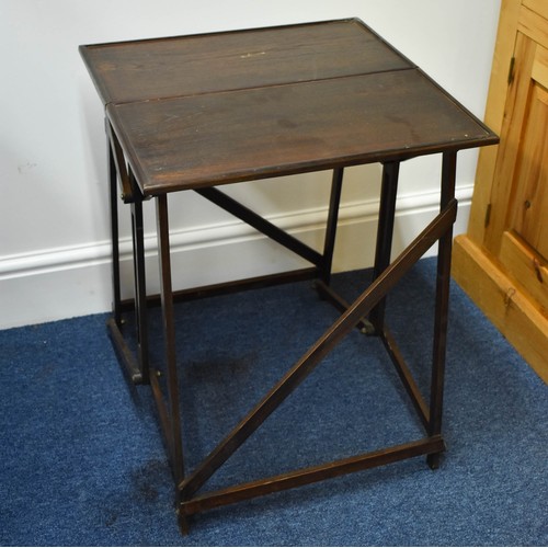 342 - A Darkwood Folding Table