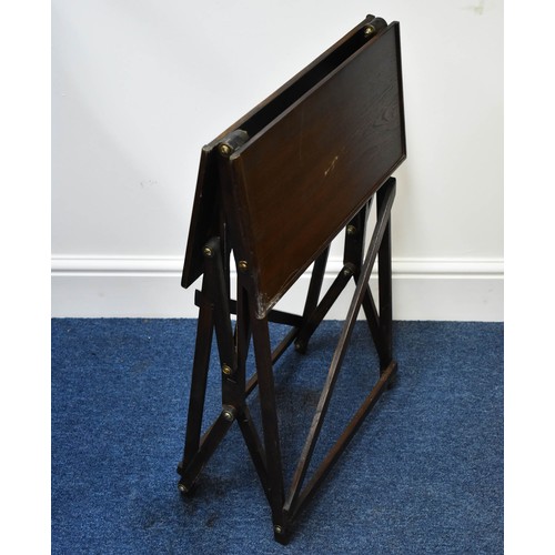 342 - A Darkwood Folding Table