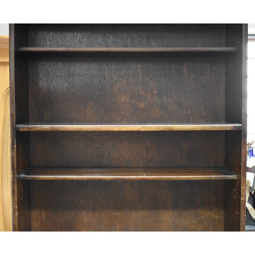 351 - A Vintage Darkwood Bookcase