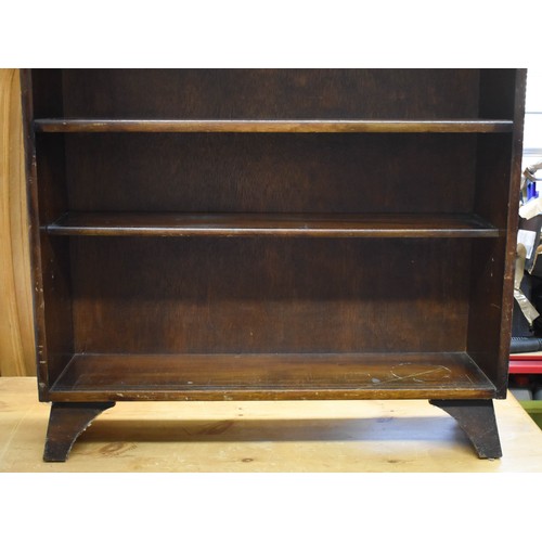 351 - A Vintage Darkwood Bookcase