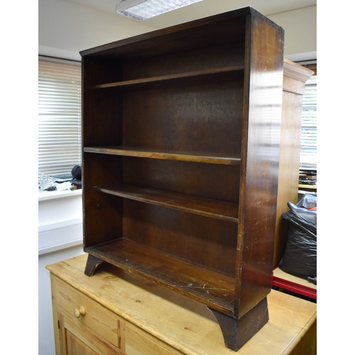 351 - A Vintage Darkwood Bookcase