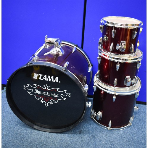 361 - A Tama Imperia Drum Kit With Cymbals And Associated Equiptment