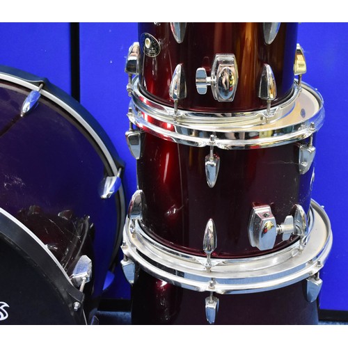 361 - A Tama Imperia Drum Kit With Cymbals And Associated Equiptment