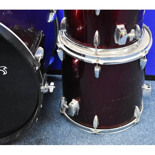 361 - A Tama Imperia Drum Kit With Cymbals And Associated Equiptment