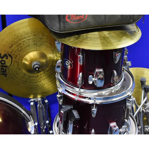 361 - A Tama Imperia Drum Kit With Cymbals And Associated Equiptment