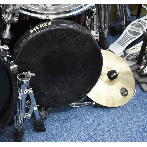 361 - A Tama Imperia Drum Kit With Cymbals And Associated Equiptment