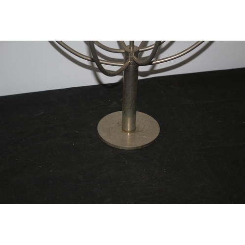 216 - Metal 9 Armed Night Light Holder Lamp. 62cm Height