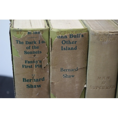 65 - A Collection of Bernard Shaw Vintage Books 1914 to 1930