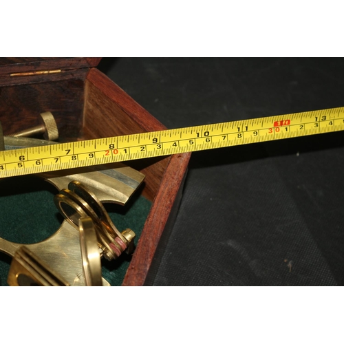 430 - In Presentation Box Brass Sextants