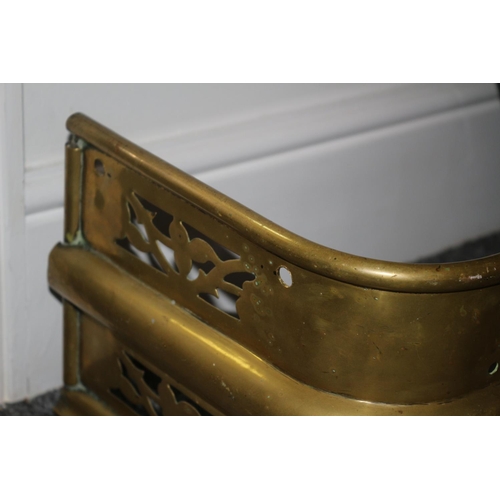 399 - Brass Fire Fender and Metal Guard