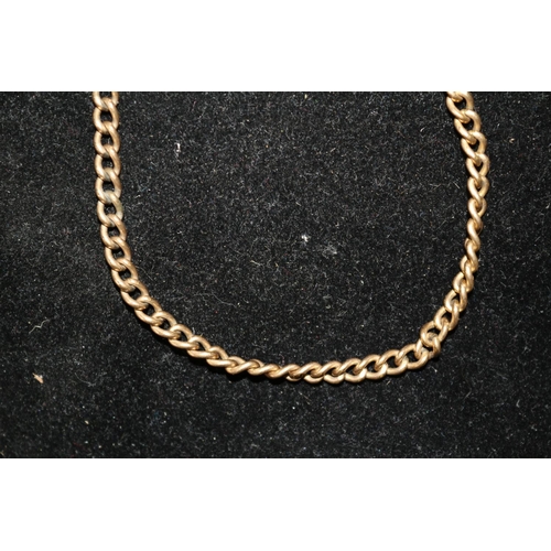 18 - 9ct Gold Fob Watch Chain 15 grams