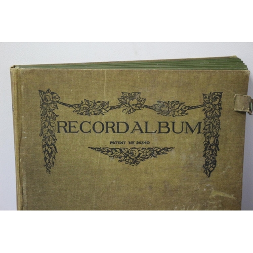 27 - Record Album Patent No: 26540 Complete with 78's