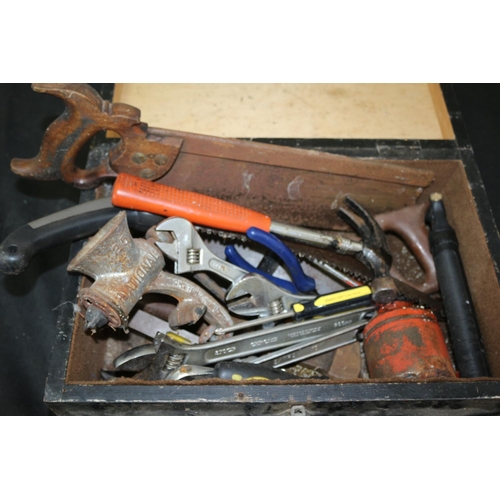 39 - A Great assortment of Tools and Tool Boxes including Vintage Tools