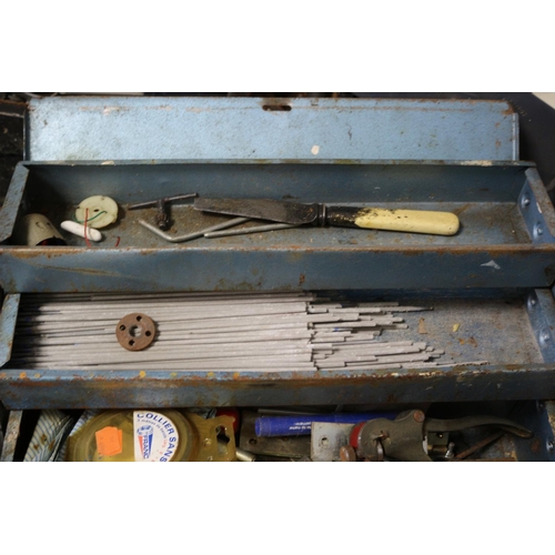 39 - A Great assortment of Tools and Tool Boxes including Vintage Tools