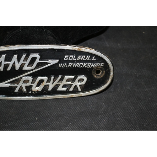 43 - Metal Land Rover Vehicle Motif, Solihull Warwickshire