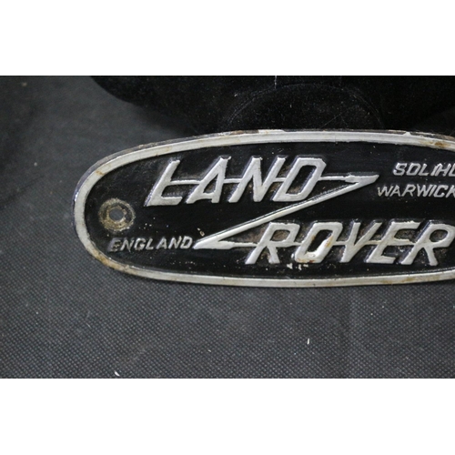 43 - Metal Land Rover Vehicle Motif, Solihull Warwickshire