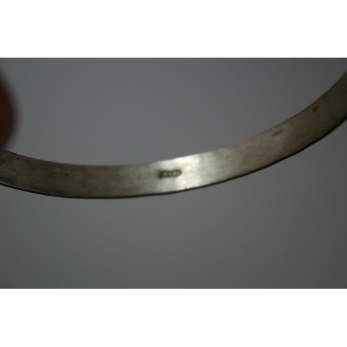 7 - Wrist Bangle Believed to be Foreign Silver