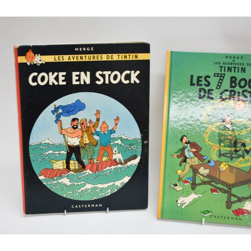 205 - Two Vintage Tin Tin Books