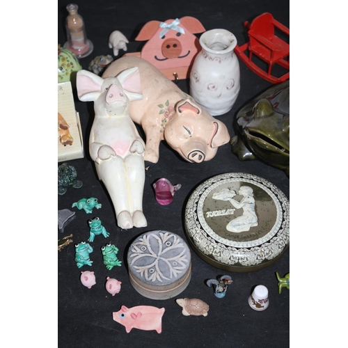 207 - A Collection of Ornaments Including Wade Stoneware