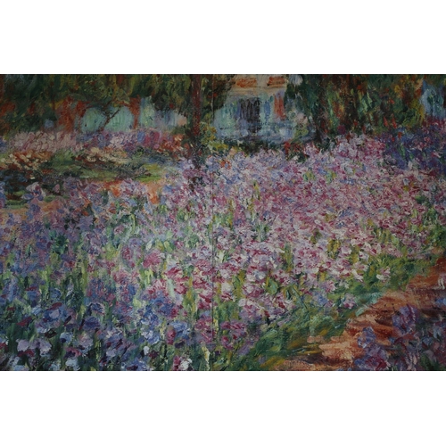 228 - A Large Split Picture Poster Claude Monet 1987 Musee D'Orsay Paris size 122cm x 86cm