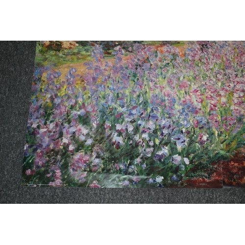 228 - A Large Split Picture Poster Claude Monet 1987 Musee D'Orsay Paris size 122cm x 86cm