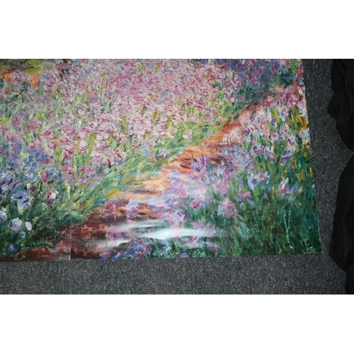 228 - A Large Split Picture Poster Claude Monet 1987 Musee D'Orsay Paris size 122cm x 86cm