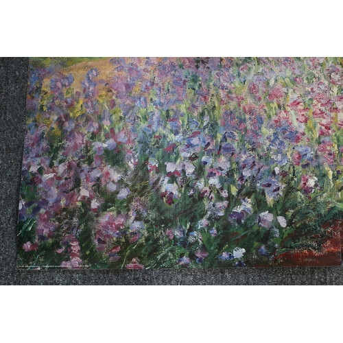 228 - A Large Split Picture Poster Claude Monet 1987 Musee D'Orsay Paris size 122cm x 86cm