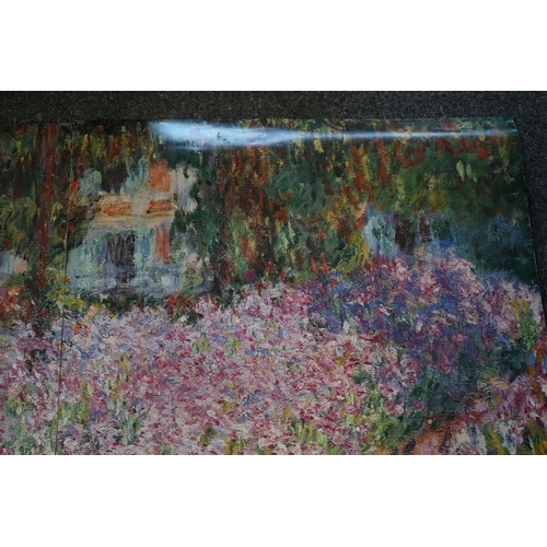 228 - A Large Split Picture Poster Claude Monet 1987 Musee D'Orsay Paris size 122cm x 86cm