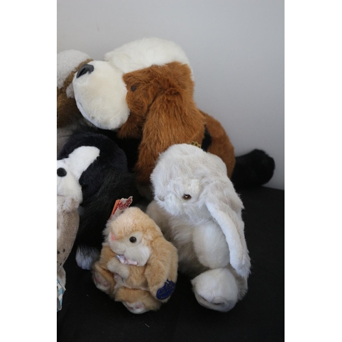 235 - A Selection of Mainly Vintage Soft Cuddly Toys