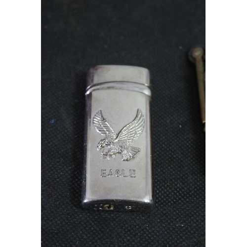 246 - 2 Lighters. One Brass with Age and Eagle Electric