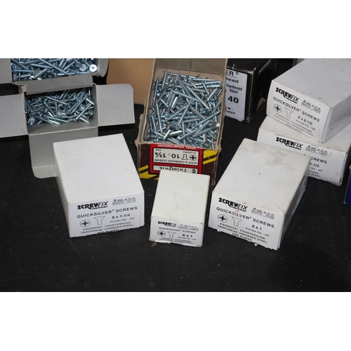 109 - A Large Selection of Various Types and  Size Screws