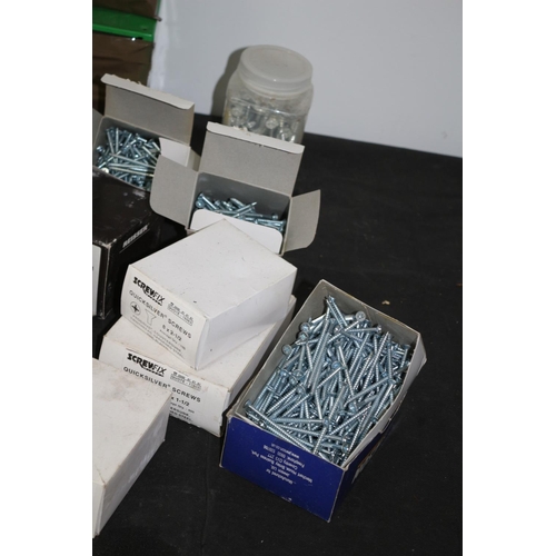 109 - A Large Selection of Various Types and  Size Screws