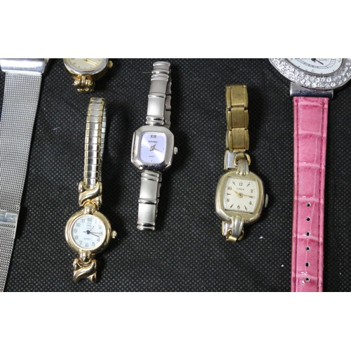 129 - A Selection of Mainly Wrist Watches Including Times and Sekonda