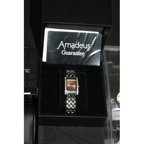 130 - A Selection of Boxed Wrist Watches Including Amadeus and  Infinite