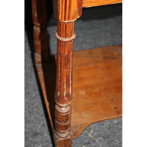 256 - A French Marble Top Wooden Cabinet Including China Insert