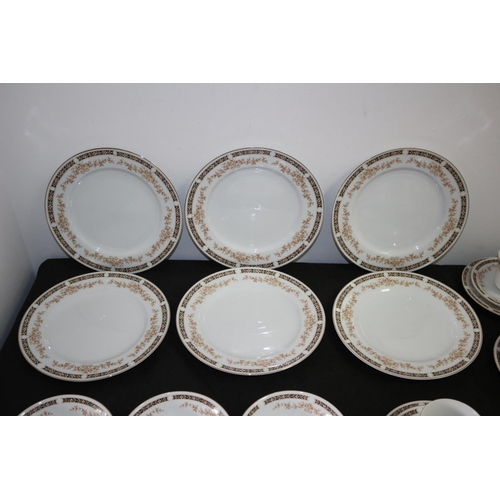 261 - A Set of Dinnerware Marked Fine Porcelain Made in Japan 2858A 30 pieces including Cups, Saucers and ... 