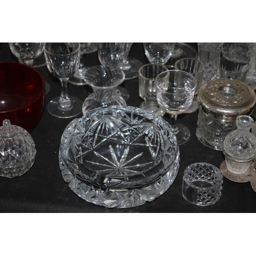 281 - Large Selection of Glassware, including - Dartington Vase, Royal Brierley, Italian and French Pieces