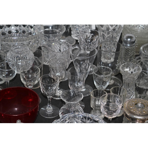 281 - Large Selection of Glassware, including - Dartington Vase, Royal Brierley, Italian and French Pieces