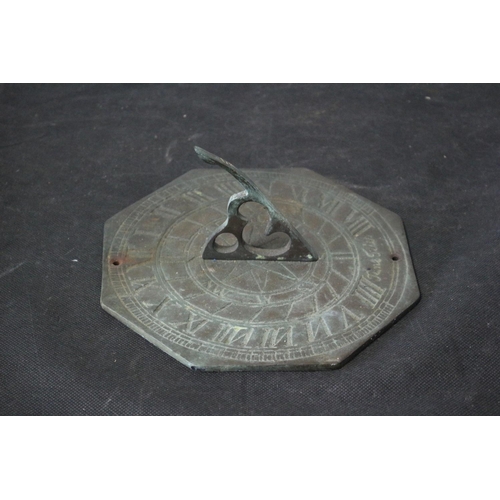 55 - Metal Sundial 7.5 inches