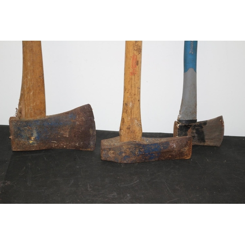 59 - 3 Axes 2 are Wooden